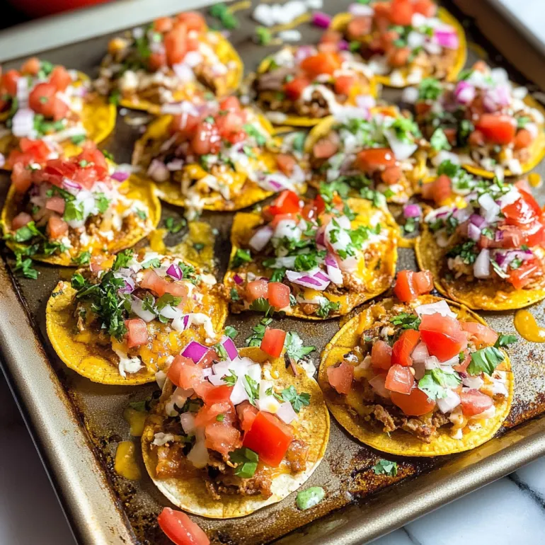 Mini Sheet Pan Tostadas.