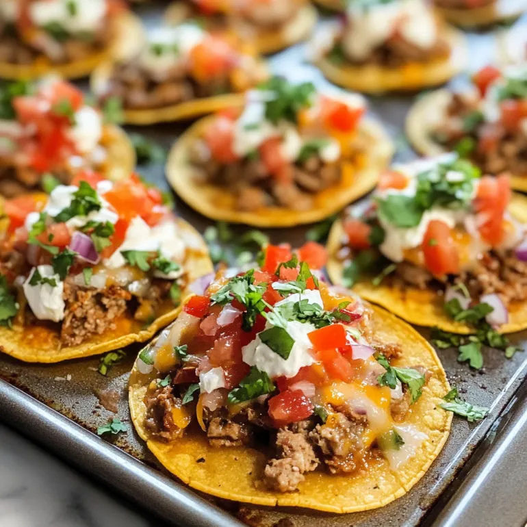 Mini Sheet Pan Tostadas.