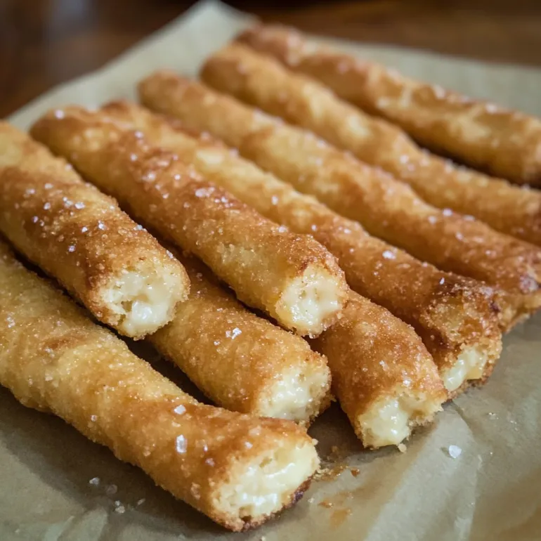 Crack sticks on a table.