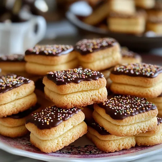 A plate of crisp Egyptian butter cookies.