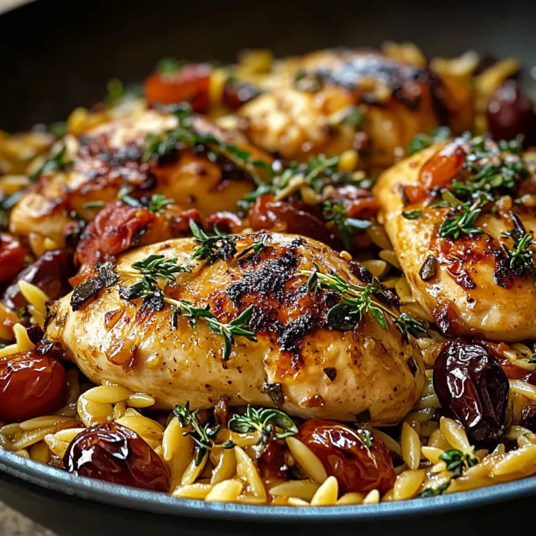A delicious Mediterranean chicken recipe.