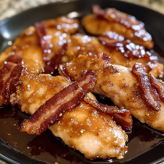 Bacon brown sugar chicken tenders.
