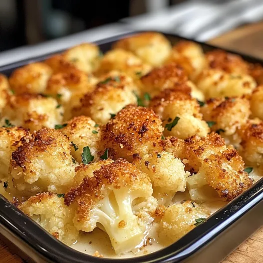 A dish of crispy cauliflower.