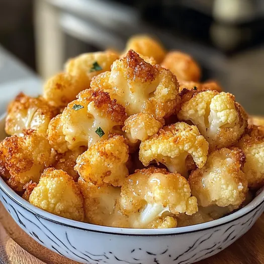 A bowl of crispy cauliflower.