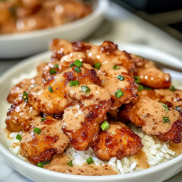 A plate of bang bang chicken.