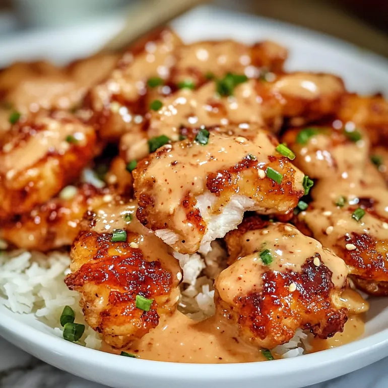A plate of bang bang chicken.