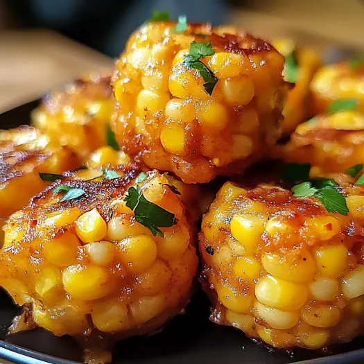 Spicy Mexican Corn Bites.