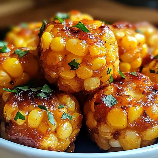 A bowl of spicy Mexican corn bites.