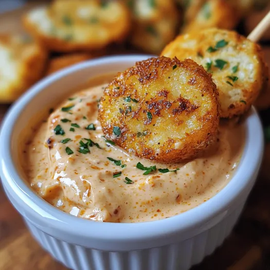 A bowl of Louisiana remoulade sauce with a spoon in it.