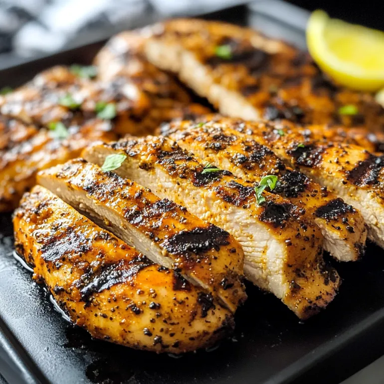 Grilled Sweet Cajun Chicken.