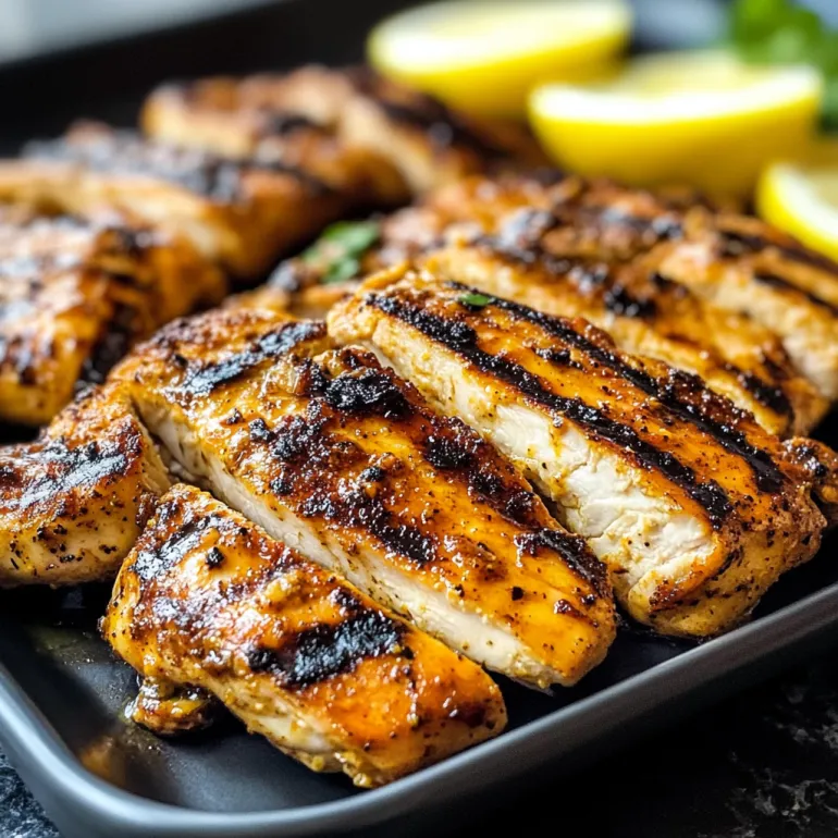 Grilled Sweet Cajun Chicken.