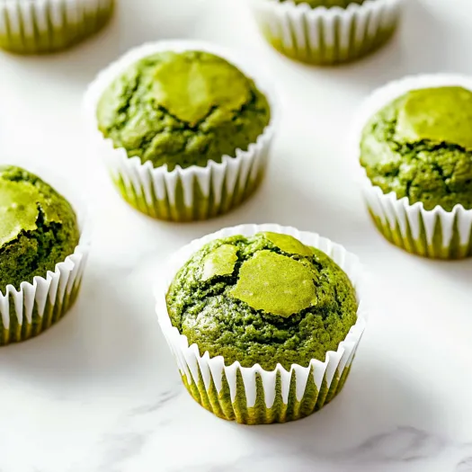 A cupcake with green frosting.