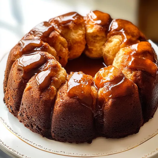 A slice of Monkey Bread.