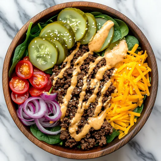 A bowl of food with a variety of ingredients.