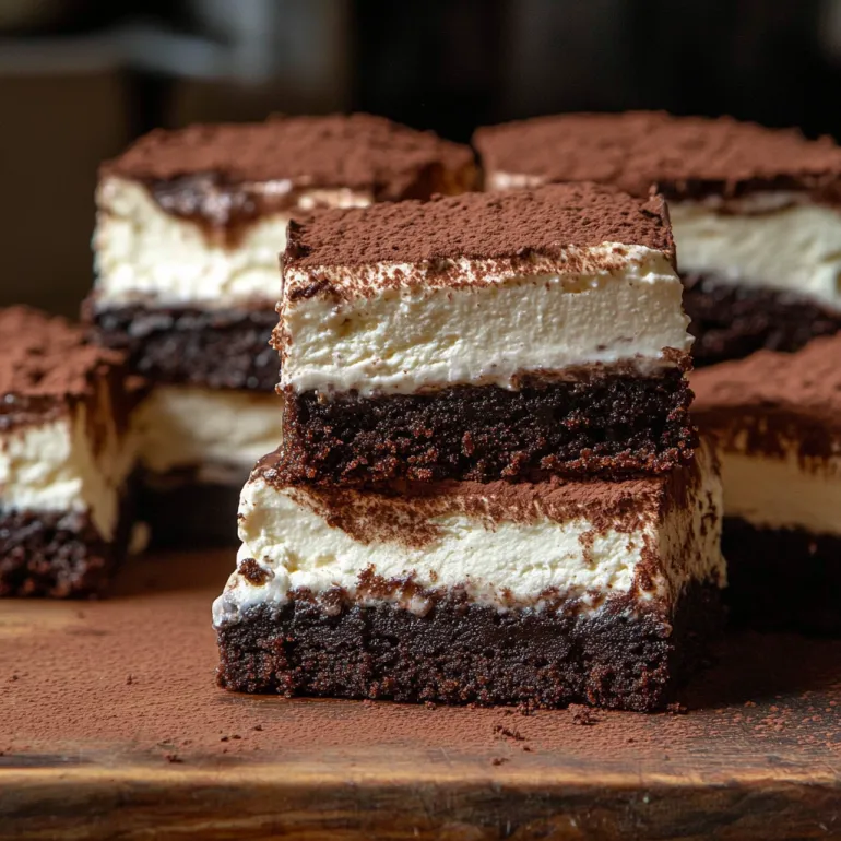 Small Batch Tiramisu Brownies.