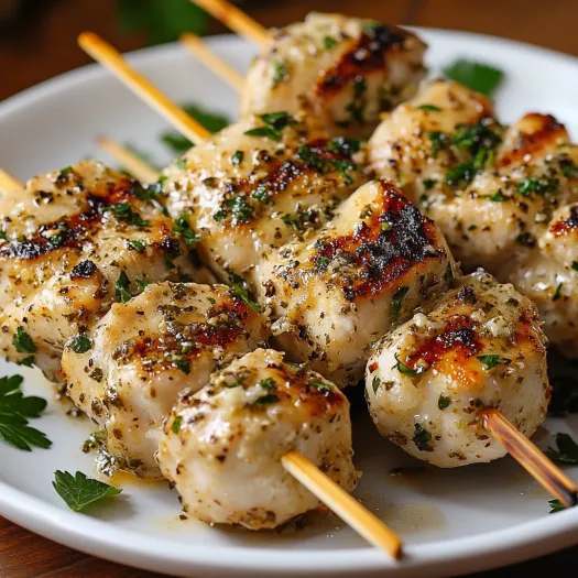 A plate of garlic Parmesan grilled chicken.