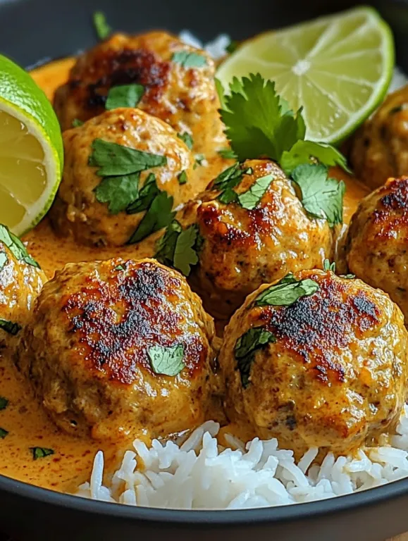 A plate of meatballs in a creamy sauce.