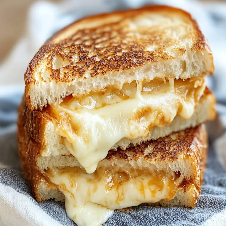 A grilled cheese sandwich with peanut butter on top.