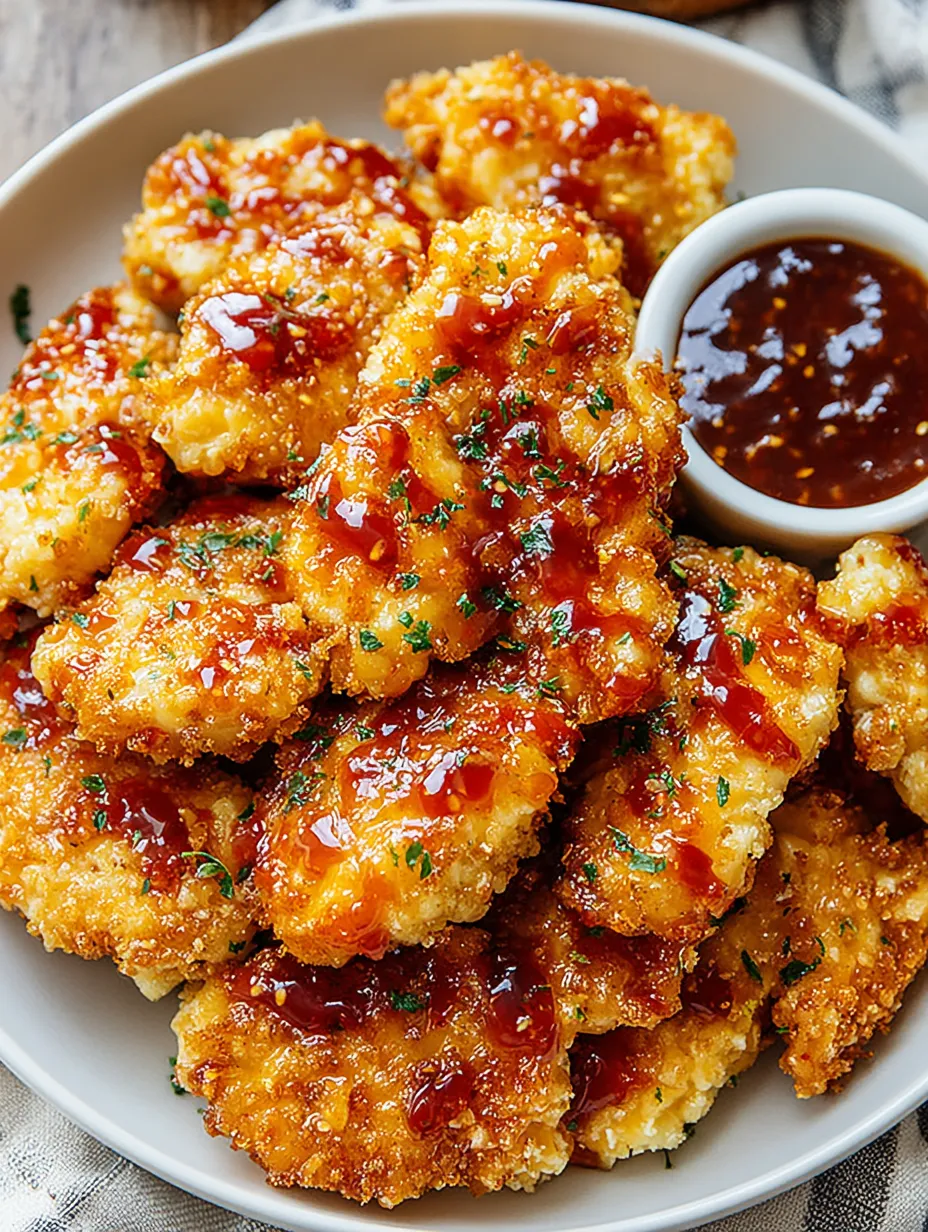 A plate of crispy juicy bang bang chicken.