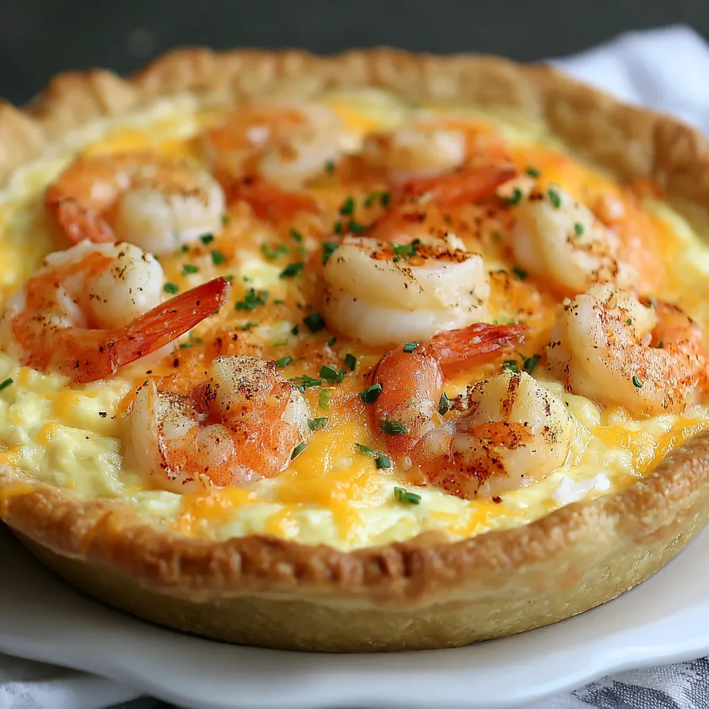 A Florida Shrimp Pie with a golden crust.