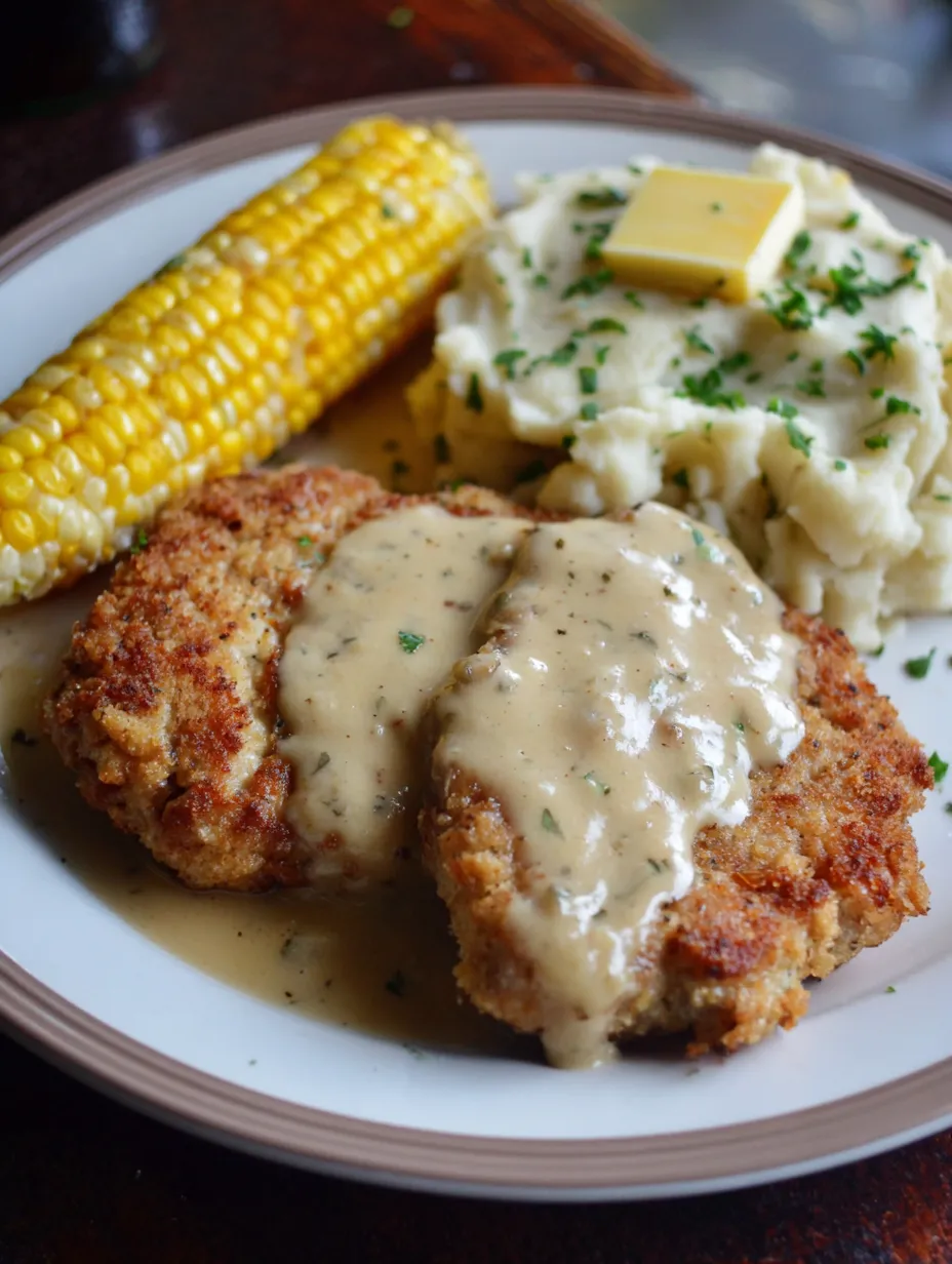 A plate of food with chicken and corn on the cob.