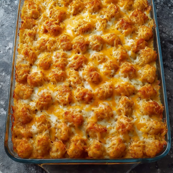A casserole dish filled with macaroni and cheese.
