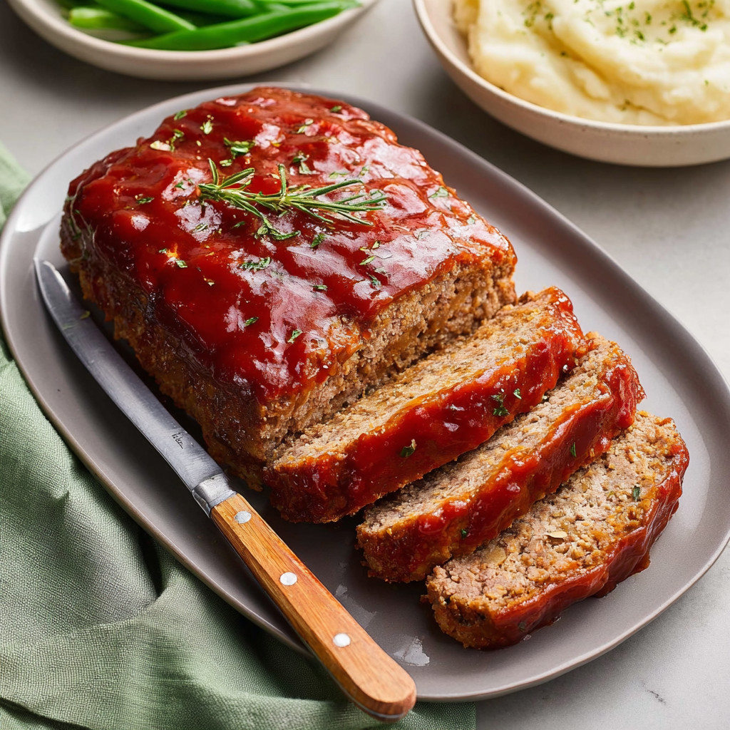 A plate of meat with a knife on it.
