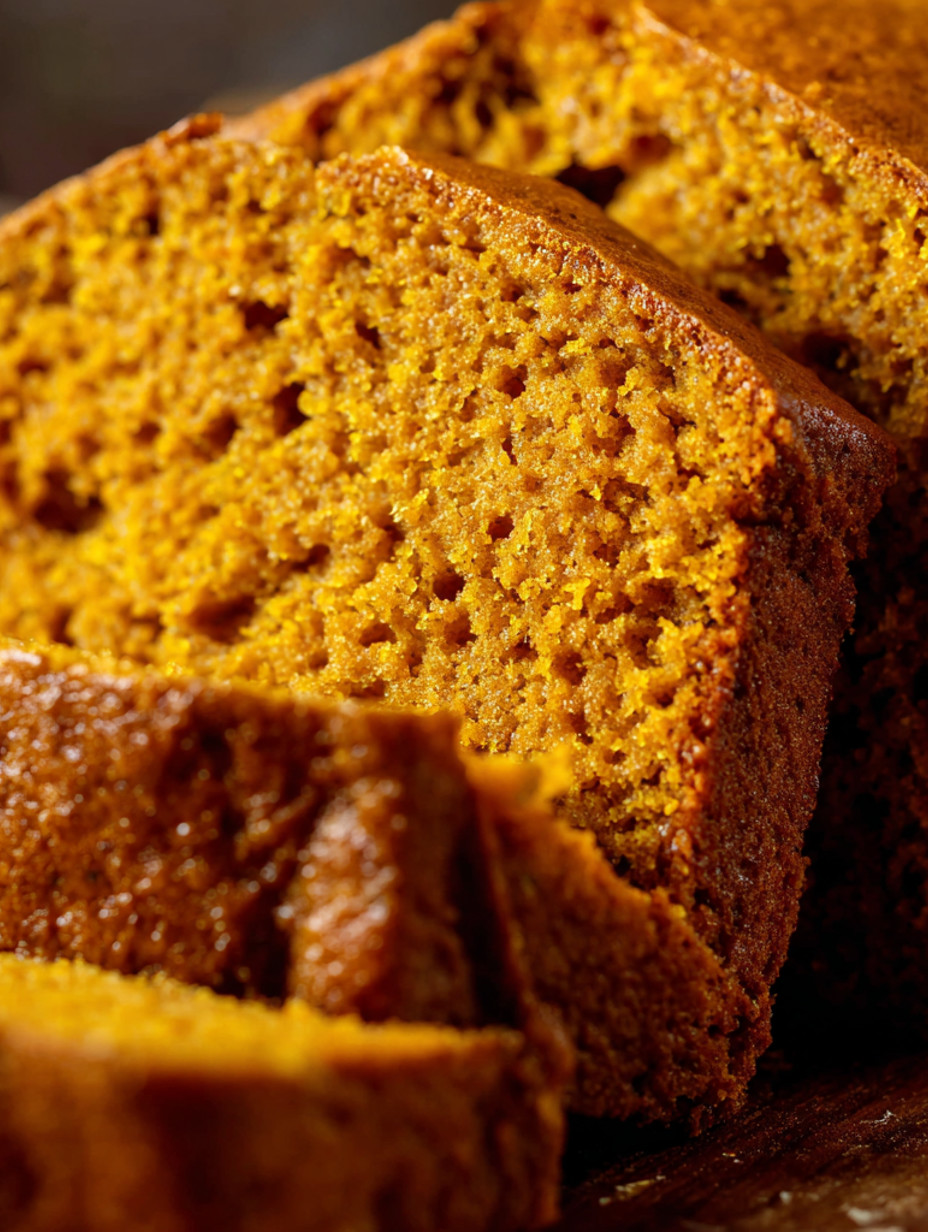 A slice of orange cake.