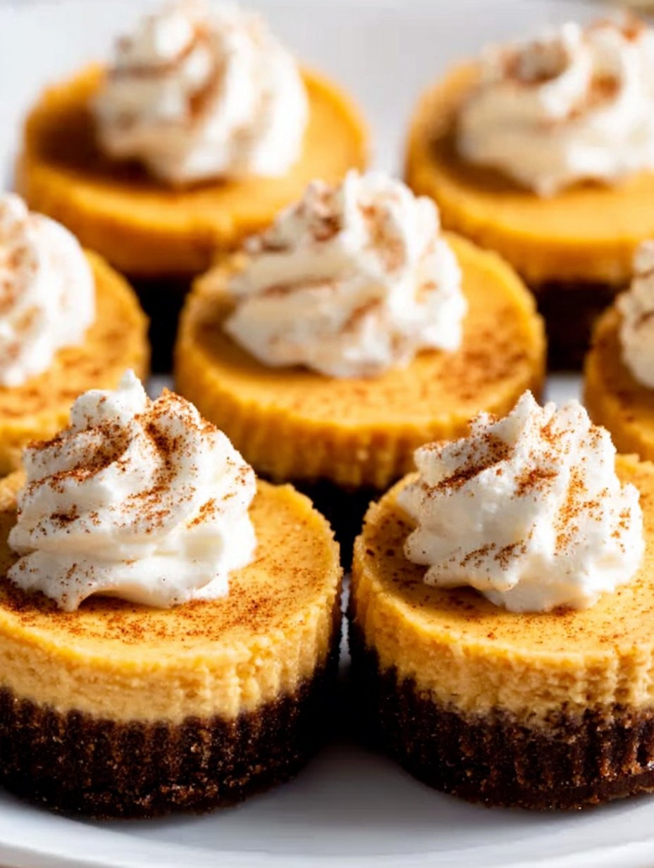 A plate of desserts with whipped cream and cinnamon.