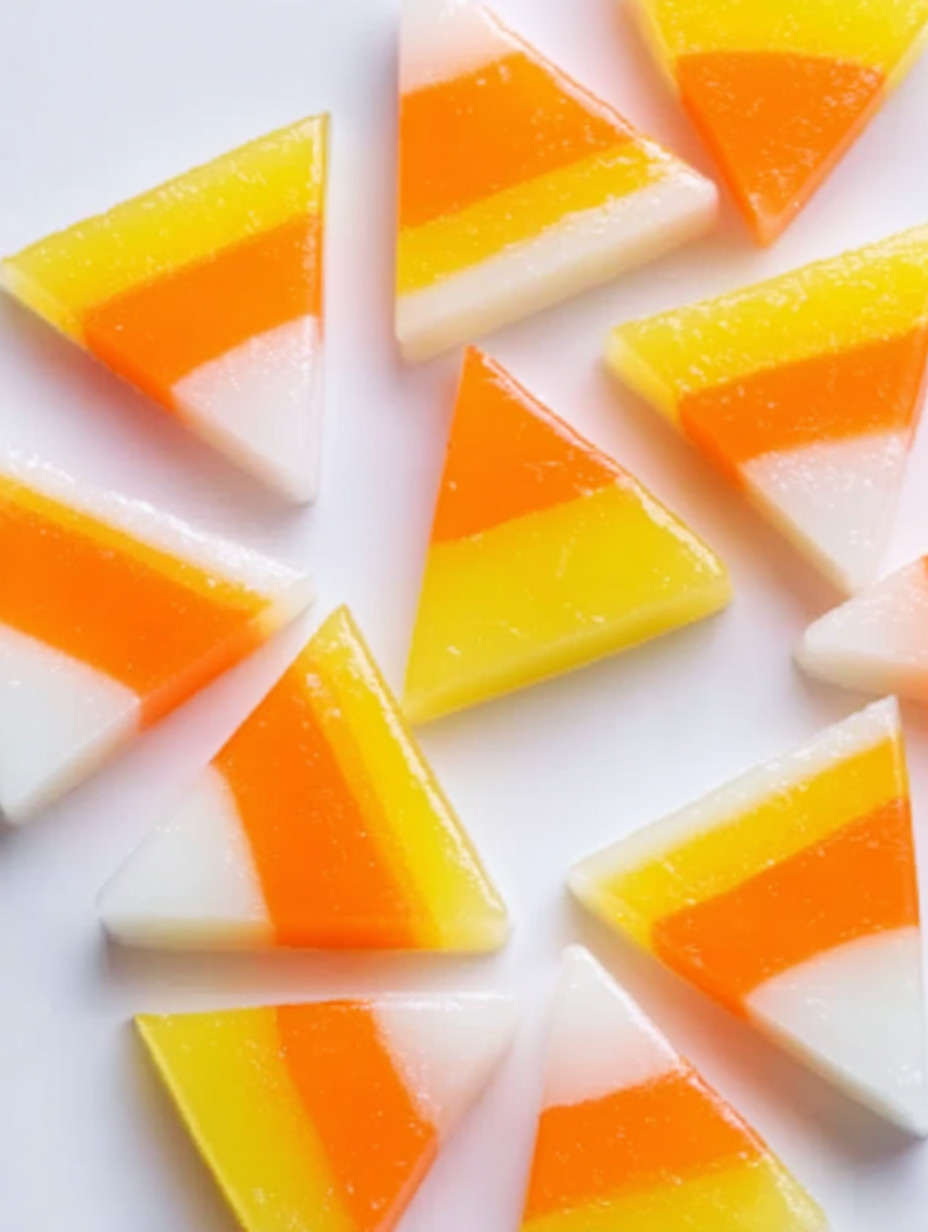 Candy in the shape of a triangle.