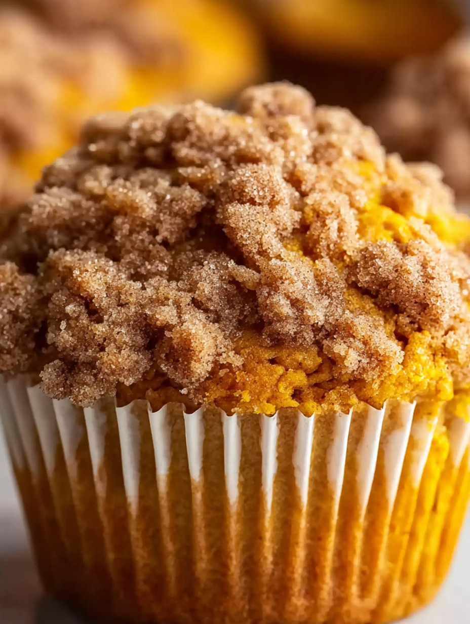 A cupcake with a brown sugar topping.